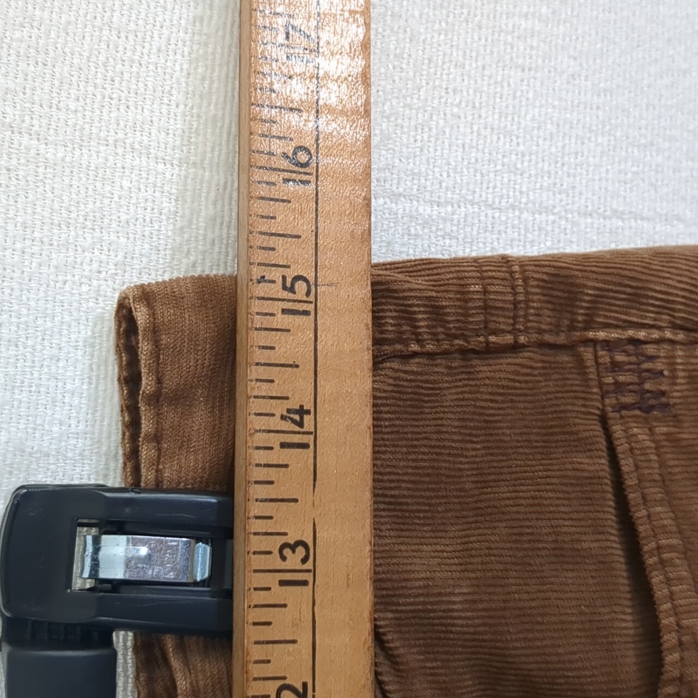 EUC Free People Corduroy Low Rise Skinny Jeans Size 28 Brown Soft Fabric - Picture 9 of 11
